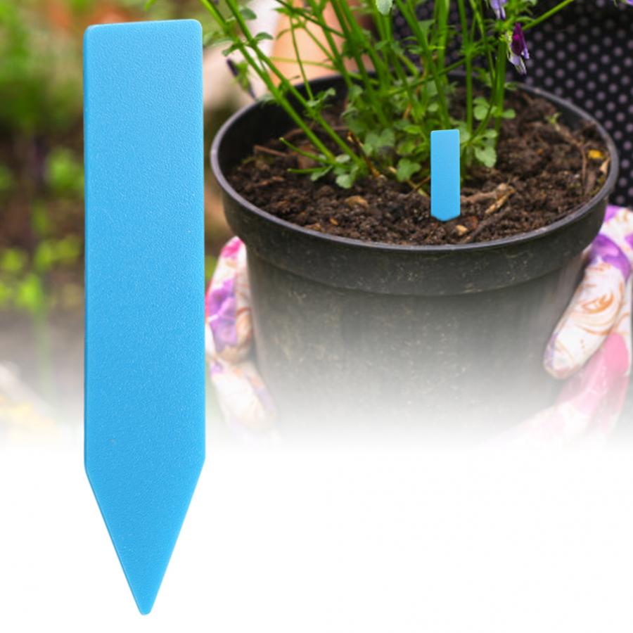 Etiquetas de plantas de plástico para interior, etiquetas multicolor para plantas, verduras, flores, semillas, nombre, etiqueta, marcador, adornos de jardín, 100 Uds.