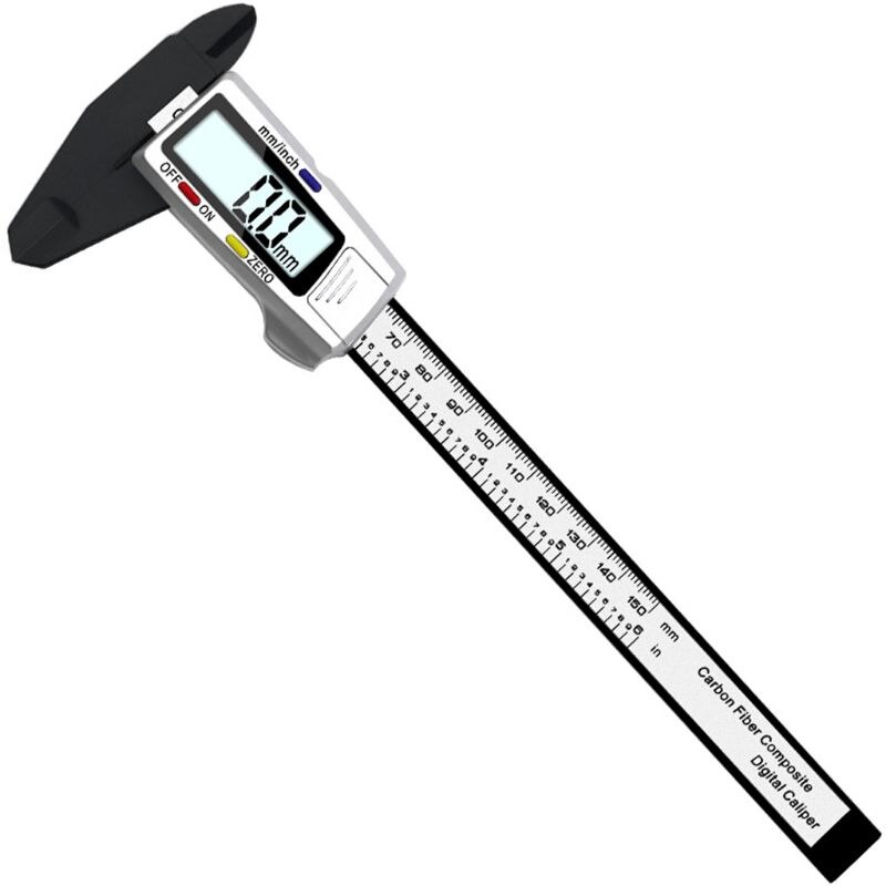 Electronic Digital Caliper Stainless Steel Body with Large LCD Screen | 0 - 6 Inches | Inch/Fractions/Millimeter Conversion
