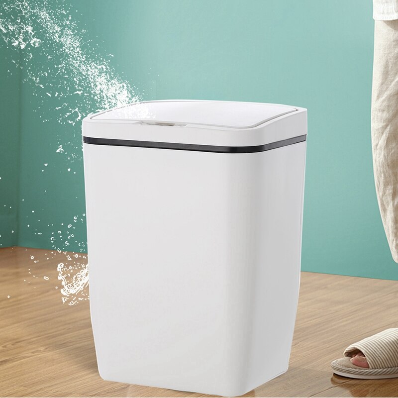 Automatic Sensor Dustbin Smart Sensor Trash Can Induction Waste Bin ABS+PP Eco-Friendly Dustbin Household Trash Bin 12L