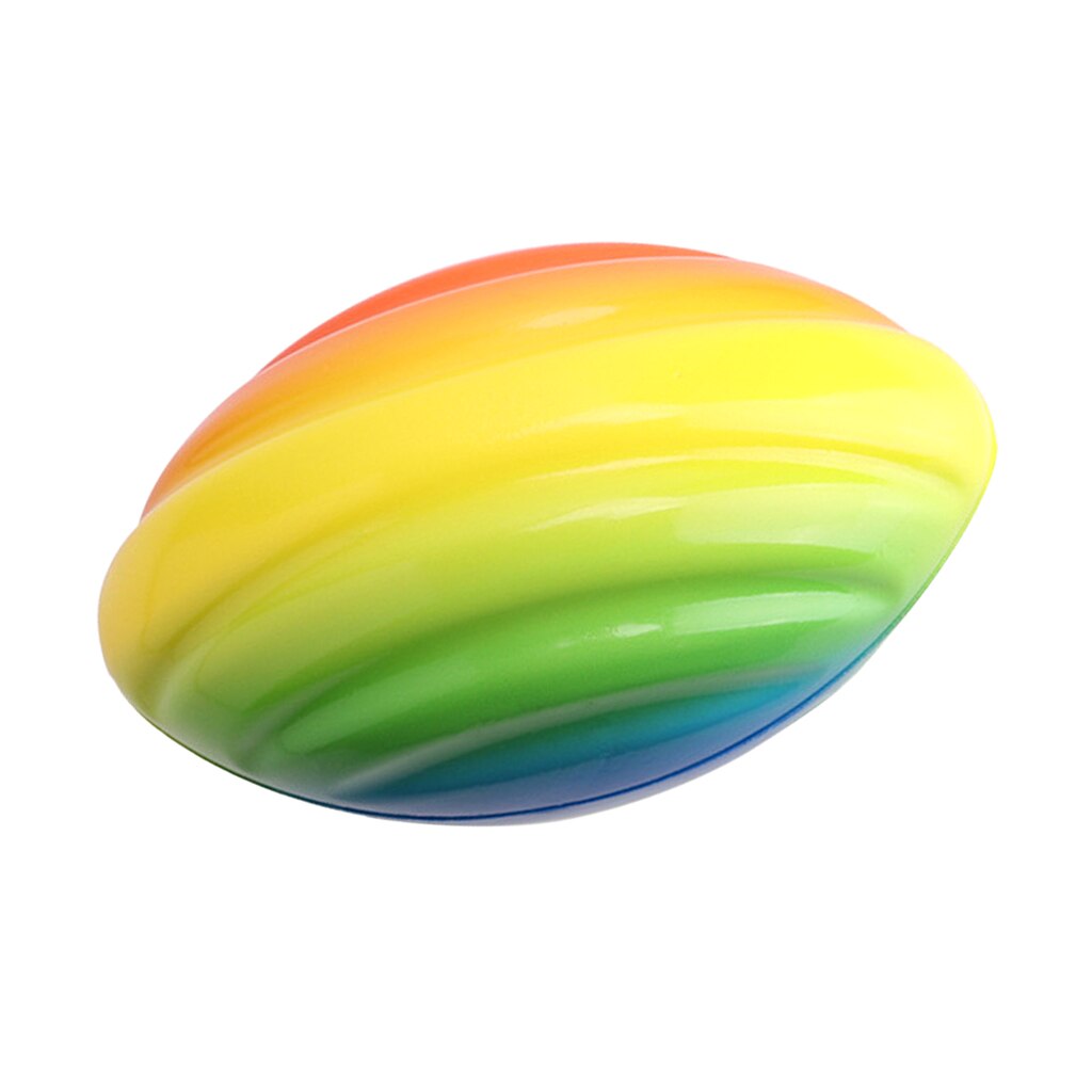 8 &#39;arcobaleno Schiuma Calcio Morbida Schiuma A Spirale di Calcio Divertimento All&#39;aria Aperta Del Partito Del Giocattolo per il Parco di Scuola Dei Capretti Dei Bambini