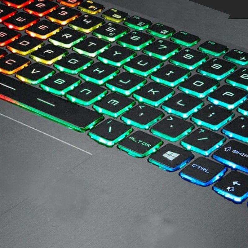 ! Teclado para ordenador portátil con cristales RGB y retroiluminación, teclado colorido para MSI GT62 GE62 GE72 GS60 GS70 GL62 GL72 GP62 GT72S GP72 GL63 US