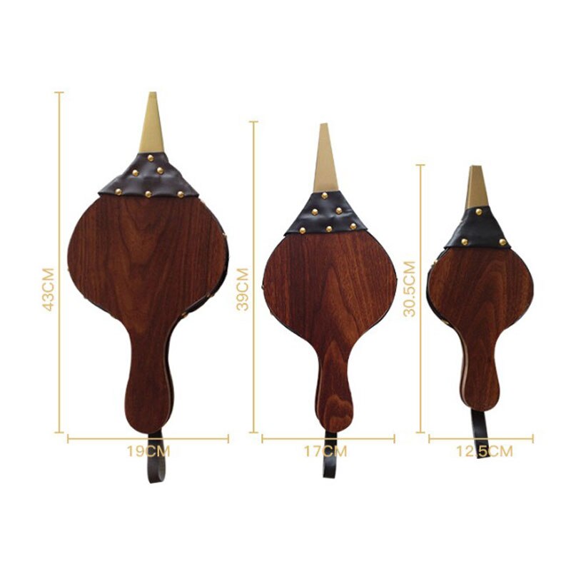 Souffleuse de cheminée en bois, accessoires de cheminée lumineux, Vintage, Antique, traditionnel, pour la maison