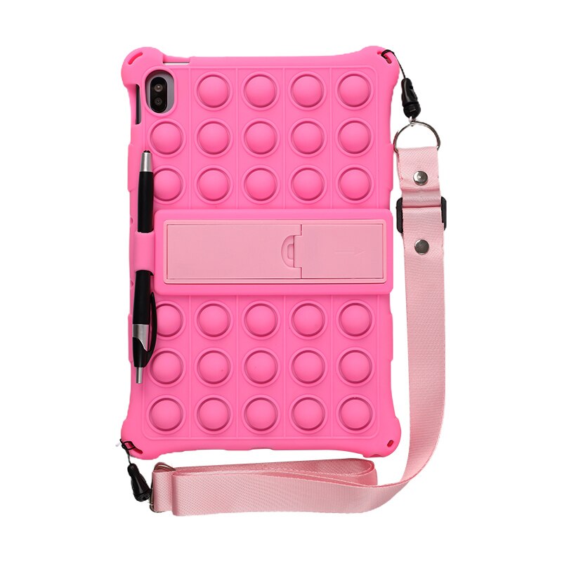 For Tablet Nokia T20 T 20 10.4" Case Soft Silicone Protective Stand Cover For Funda Nokia T20 TA-1392 TA-1394 Tablet Kids: Pink-SP