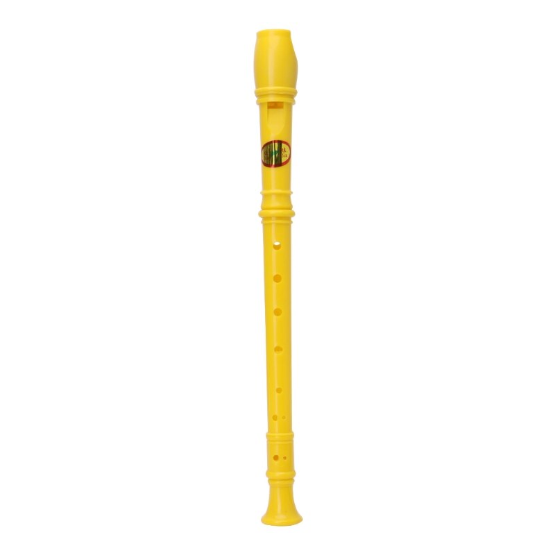 Enregistreur Soprano pour Instrument de musique en plastique, 8 trous, flûte longue: yellow