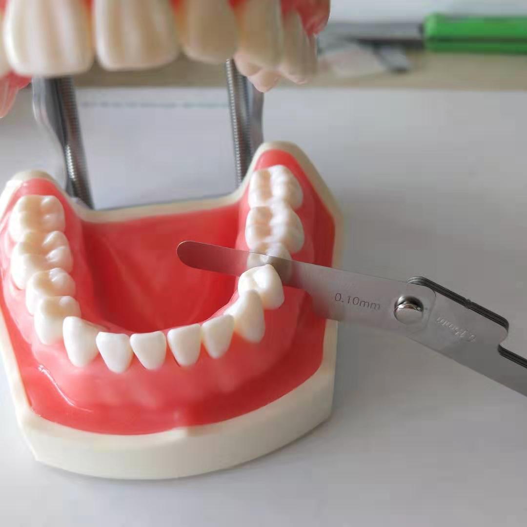 Dental Interproximal Reduction (IPR) Gauge Measure Tooth Gap Stainless Steel Reciprocating IPR System