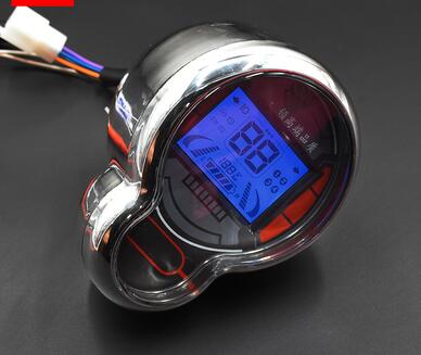 Electric Vehicle LCD Meter Electricity Display Mileage 48V60V72V LCD Meter Instrument: A
