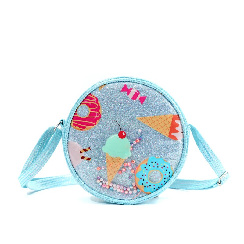 Eenhoorn Kinderen Meisjes Leuke Eenhoorn Dieren Kids Sleutels Portemonnee Schattige Prinses Mini Ronde Handtas