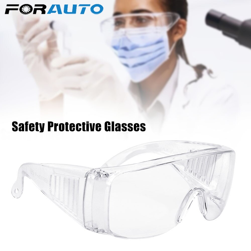 Opvouwbare Verstelbare Anti-Fog Veiligheidsbril Anti-Niezen Liquid Eye Bescherming Anti-Druppels Winddicht Lab Bril Clear lens