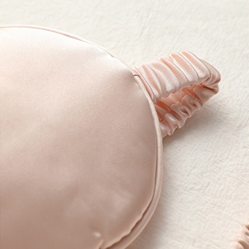 Máscara antifaz para dormir de seda para hombre y mujer, banda de algodón transpirable, suave, para aliviar los ojos