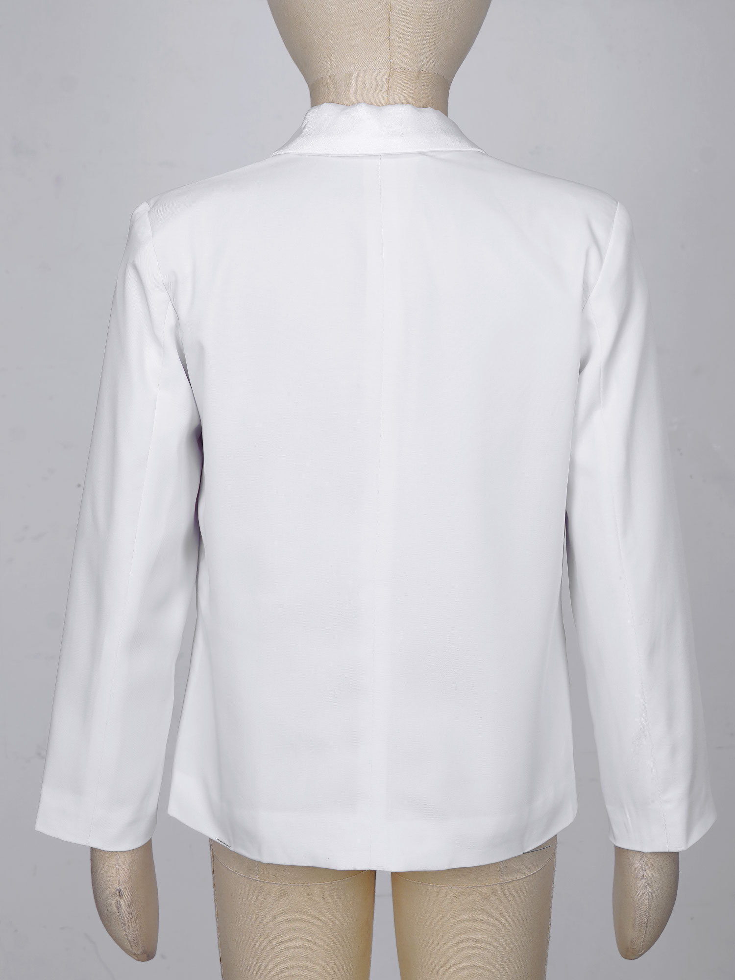 Traje de caballero para adolescentes, Blazer Formal de manga larga con solapa, ropa de abrigo para actuación en escenario de noche, boda, de cumpleaños, graduación