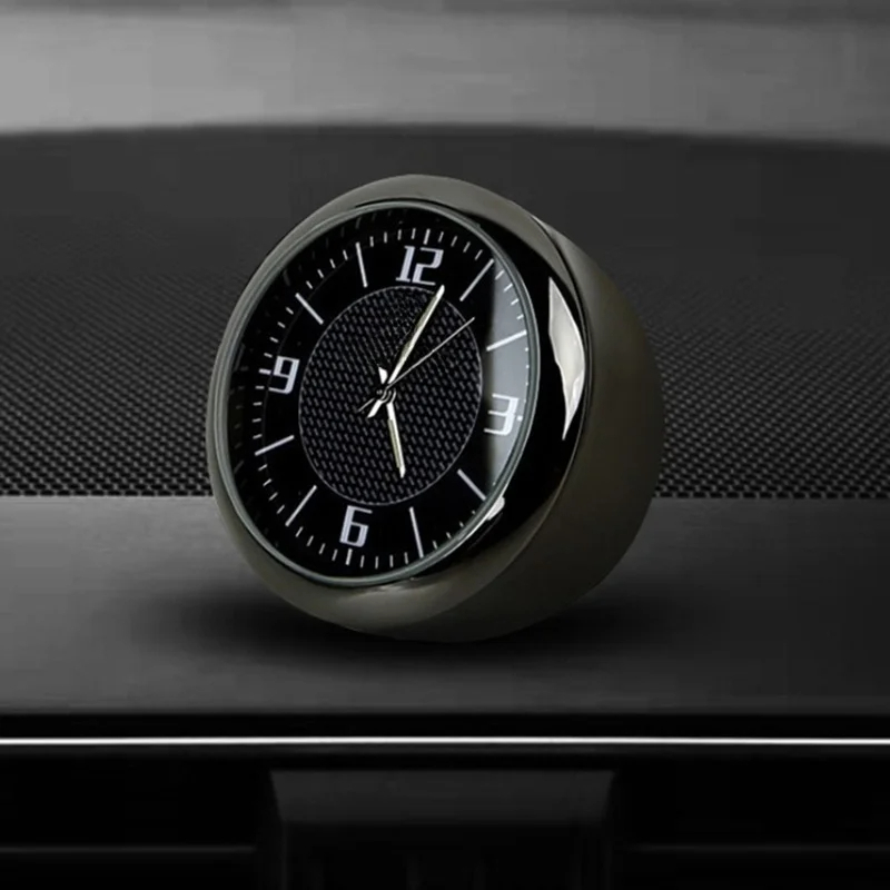 Auto Uhr Leuchtende Mini Autos Interne Stock-an Digital Uhr Mechanik Quarz Uhren Auto Auto Ornament Zubehör