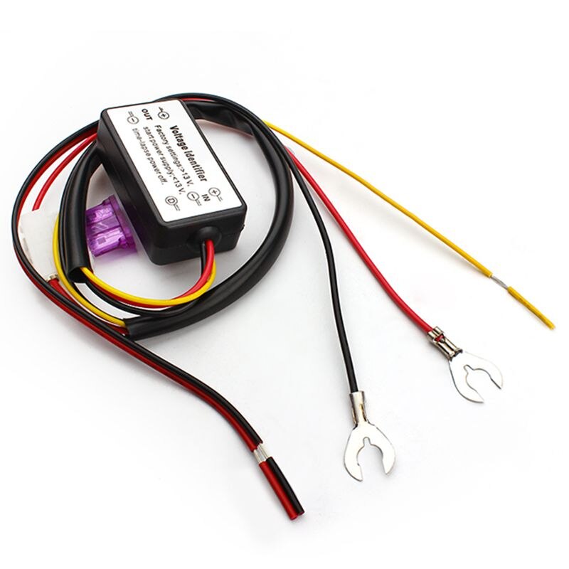 DRL Controller Auto LED Dagrijverlichting Relais Harnas Dimmer Op/Off 12-18V Fog licht Controller Auto Styling