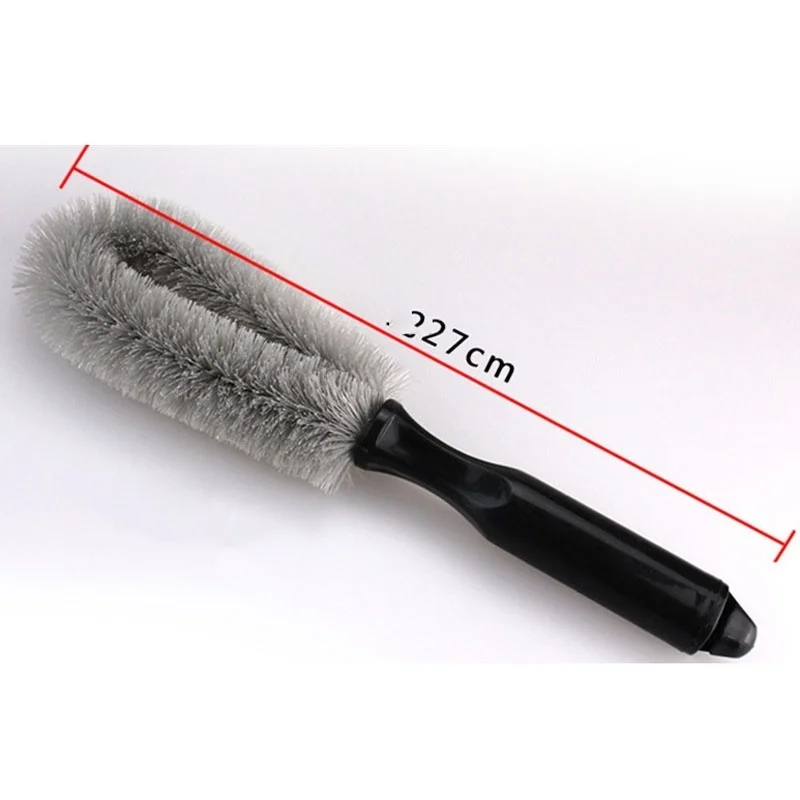 1 Pcs Bicycle Washing Cleaning Tool Wheel Tire Rim Scrub Brush Car Brush Tool Bike Multitool Accessories: GRAY