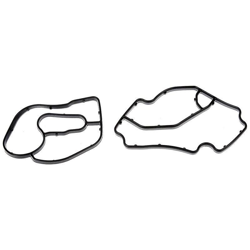 Junta de carcasa de filtro de aceite de goma negra, compatible con Mercedes Benz ML320, ML350, R320, Dodge Sprinter, 6421840080, 6421801410, 2 uds.