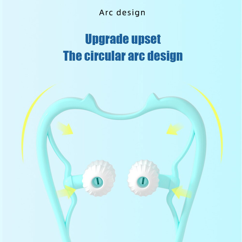 Pressure Point Therapy Neck Massager Relieve Hand Self-Massage Tool Roller Neck Massager for Neck Shoulder Trigger Point