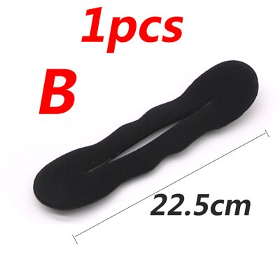 1pcs Vrouwen Magic Foam Sponge Hairdisk Haar Apparaat Donut Quick Messy Bun Opgestoken Haar Clip Haaraccessoires Styling gereedschap: Style 3