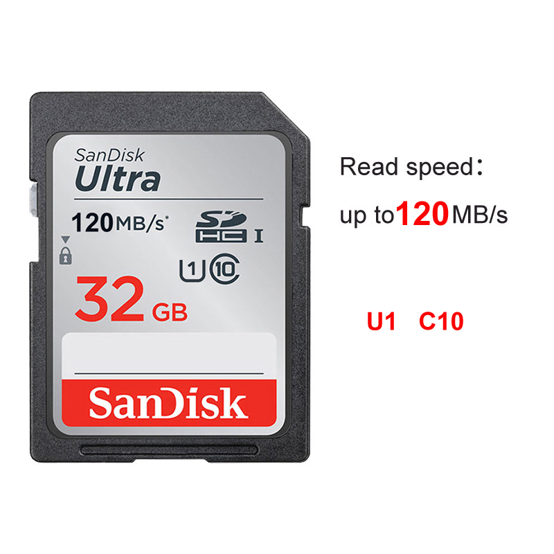 Tarjeta de memoria Digital segura SanDisk, 256GB, 128GB, 64GB, SDXC, 32GB, SDHC, tarjeta de memoria Flash SD para cámara Digital SLR, videocámara: 4 GB