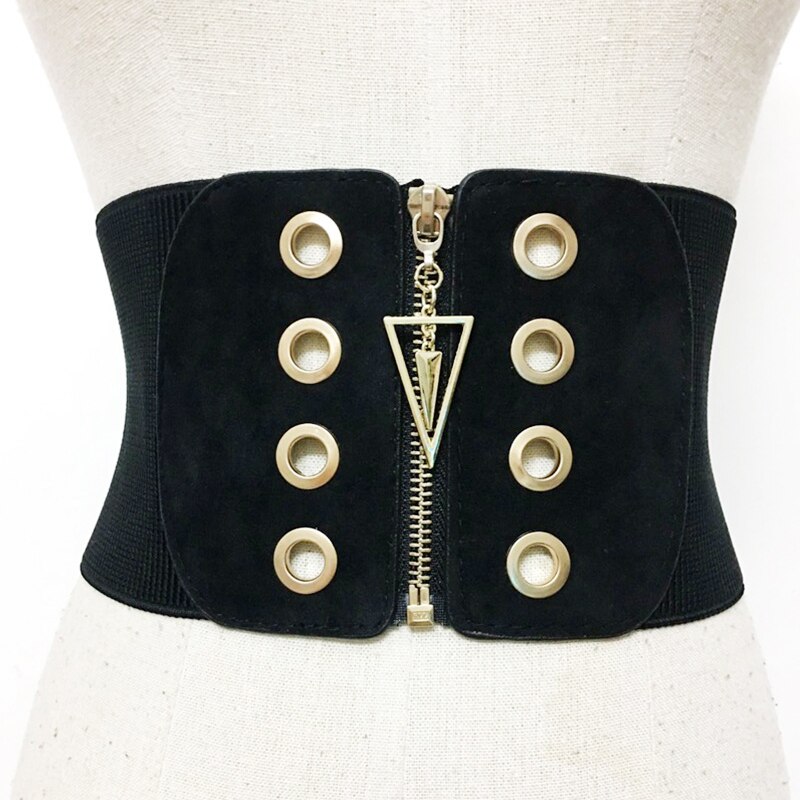 Cinturón de talla grande para mujer, corsé negro, faja ancha, de de , elástico grande,: black belt
