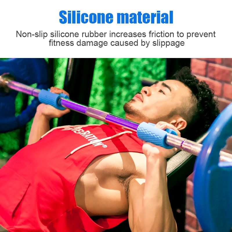 1 paio manopole con manubri bilanciere maniglie a barra spessa Kettlebell Grasso presa supporto per sollevamento pesi silicone antiscivolo proteggi pad