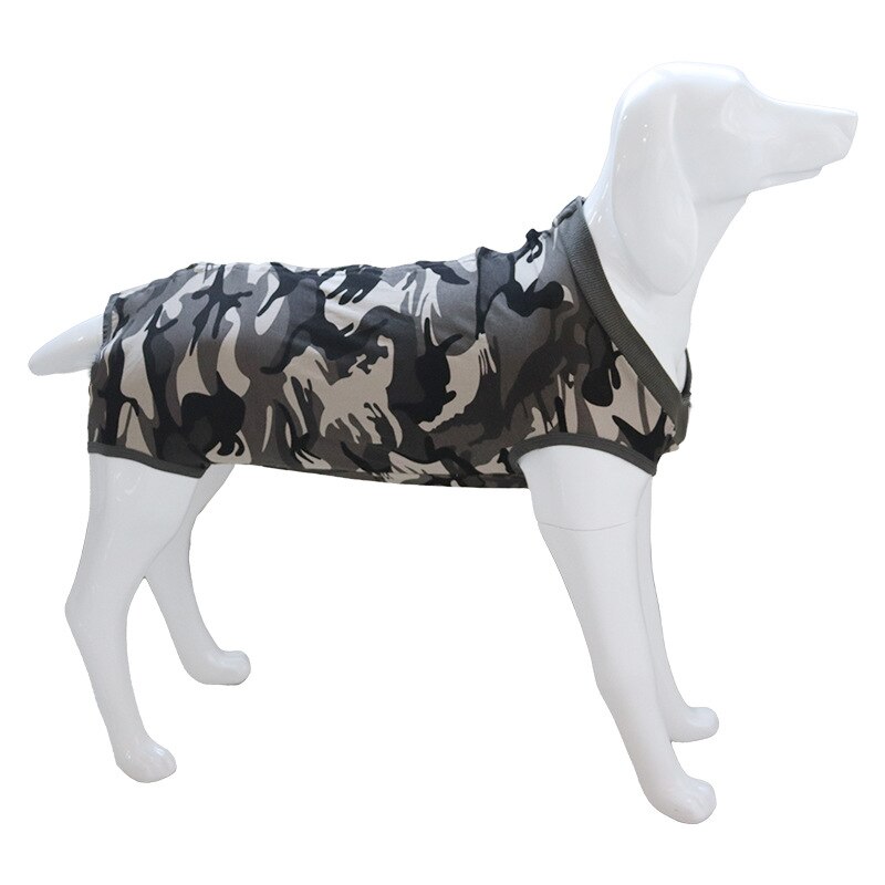 Pet Dog Clothes Suit Jumpsuit Recovery Physiological Clothes Sterilization Surgery Prevent Lick Vest: camouflage / M