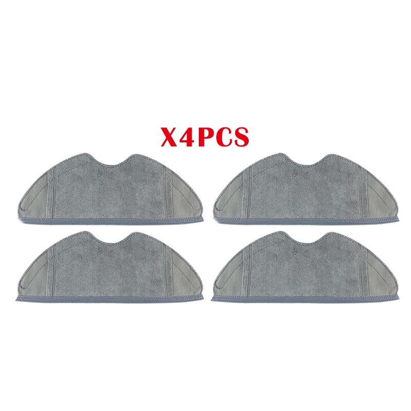 Piezas de repuesto para Robot aspirador qihoo, paño de limpieza para mopa, filtro HEPA lavable, reemplazo de trapo, accesorios para 360 S7 pro: Amarillo claro