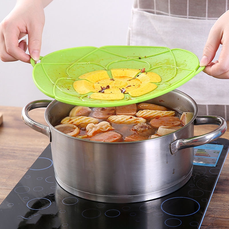 Siliconen Cap Sub-Bloem Type Anti-Spill Pot Deksel Huis Keuken Stofdicht En Spatwaterdicht kokend Keuken Gereedschap