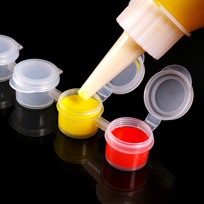 5-delige 2Ml 6 Aangesloten Verf Lege Doos Schilderen Acrylverf Benodigdheden Schilderen Kunstonderwijs Schilderen Leerbenodigdheden