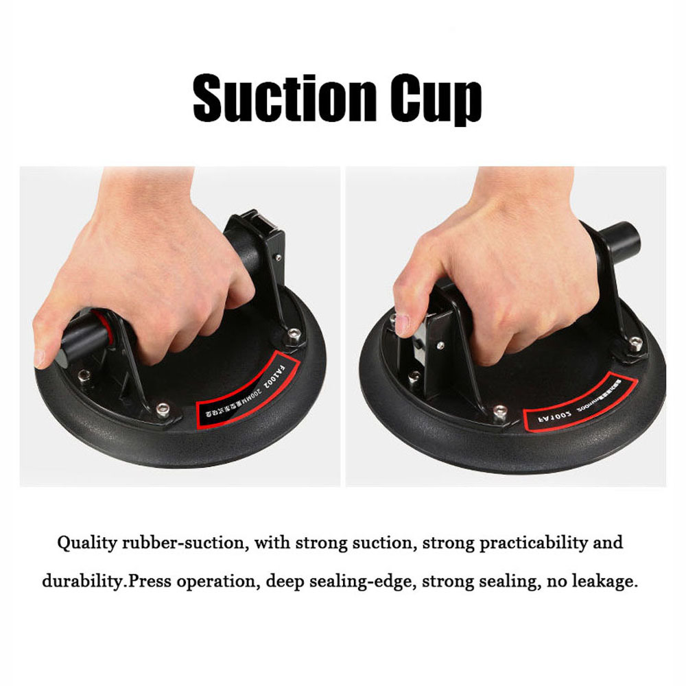 8 Inch Vacuüm Zuignap 220Kg Met Koperen Handvat Ventosas Para Vidrio Zware Lifter Voor Graniet Tegel Glas handmatig Tillen
