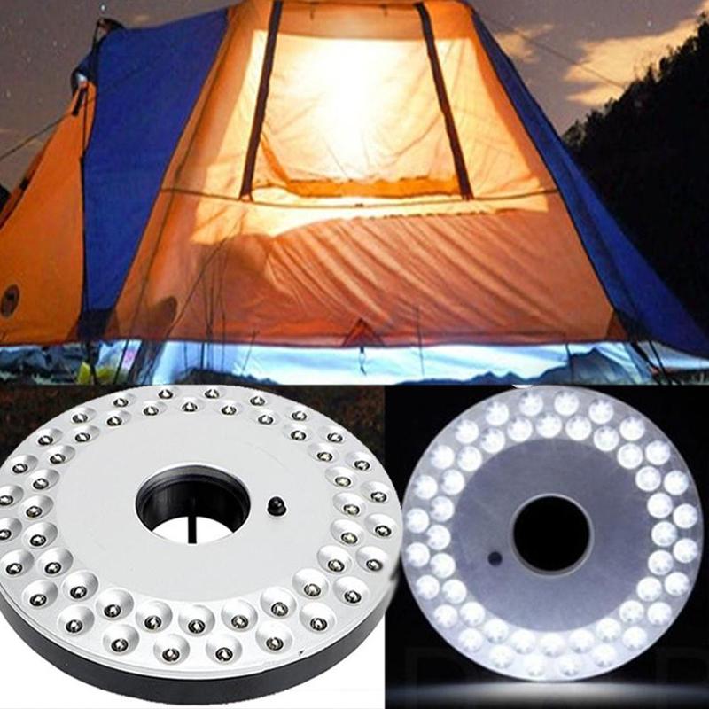 Udendørs 48 led skive paraply lys hjem have holdbar lampe sommerstang fiskeri lys justerbart telt gear tredje camping  b9 r 5