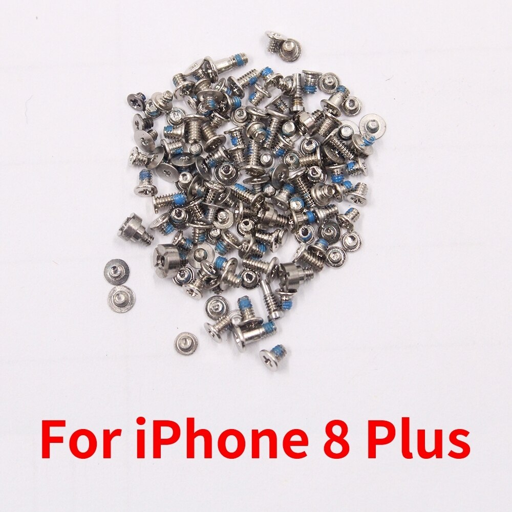 Pinzheng-kit completo de parafusos para iphone, conjunto de substituição com 2 parafusos base, acessórios de reparo: For iPhone 8 Plus