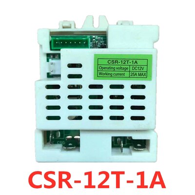 CSG4MS Kinderen Elektrische Auto Bluetooth Afstandsbediening Ontvanger CSG4A Controller Met Gladde Start Functie: CSR-12T-1A  Green