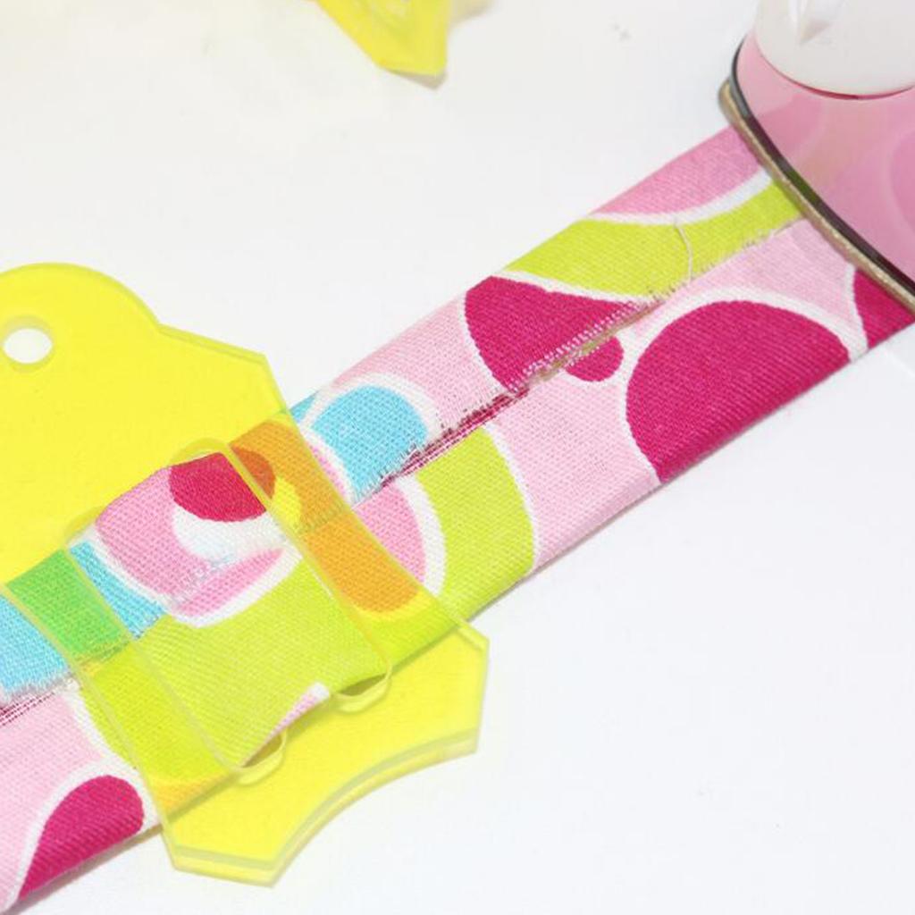 1 Set Bias Binding Maker Sewing Quilting Tools DIY Jelly Roll Sasher Tool Set For Sewing Accessories