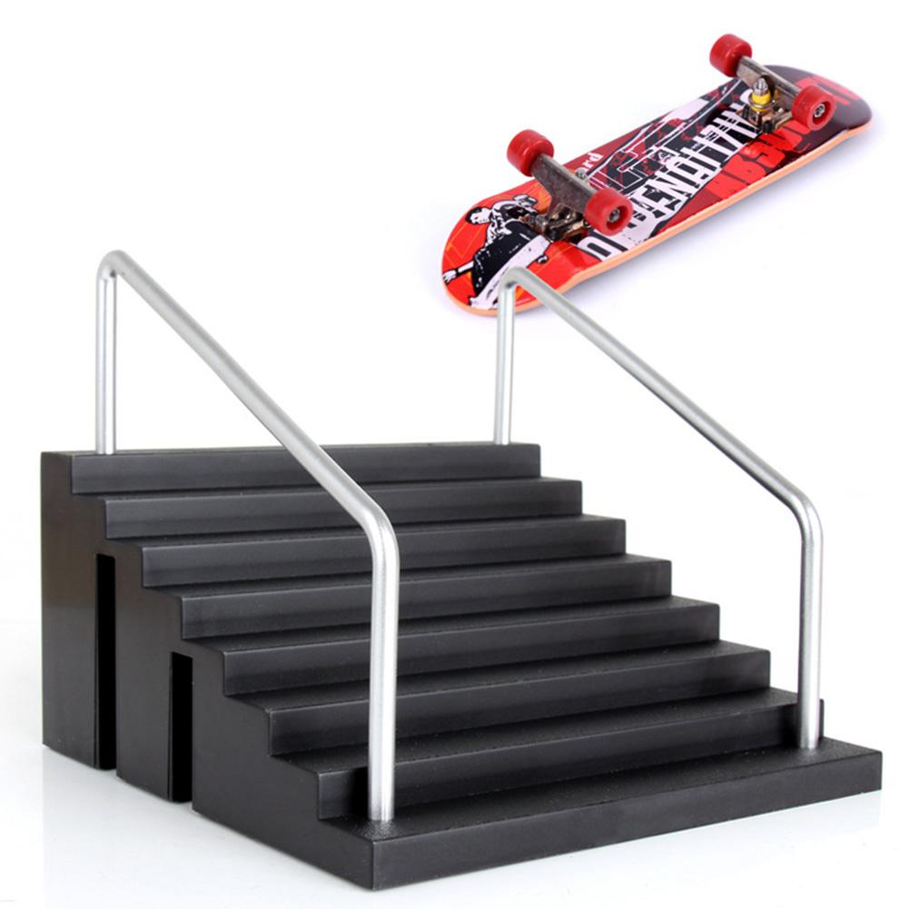 Mini Finger Toy-Juego de rampa para Parque de Skate, juego de rampa con 1 dedo, piezas de rampa para monopatín de dedo, accesorios de entrenamiento: E