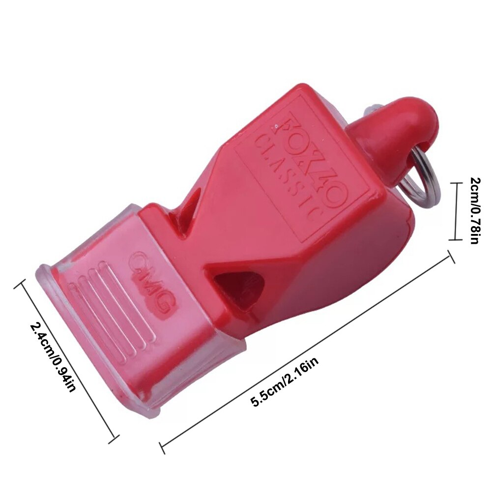 Sifflet en plastique de , Football, basket-ball, Baseball, Sports classiques, sifflet de survie en plein air (couleur aléatoire)