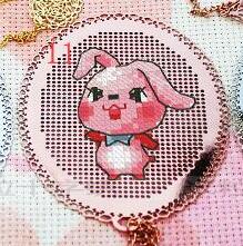 Cross stitch DMC set hand simple metal bookmark Chinese twelve zodiac: 2