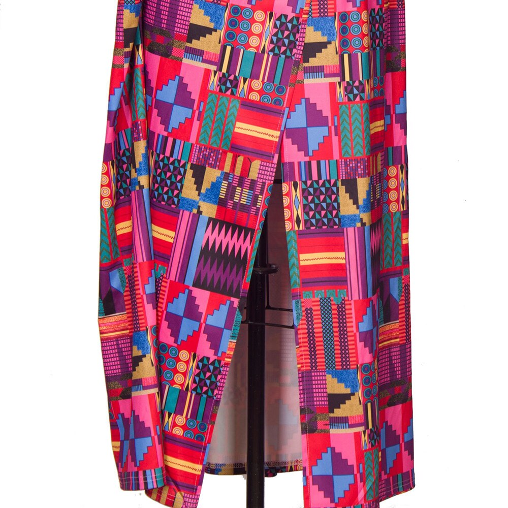 South African Women Dress Traditional Boho Maxi Skirt Robe Africaine Femme Print Dress Africa Clothes Long Cocktail