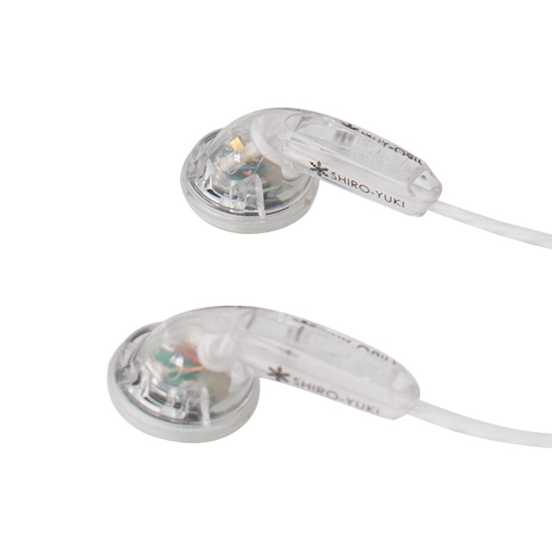 Moondrop ShiroYuki White Snow HiFi Dynamic Earbuds Line Type Earphones