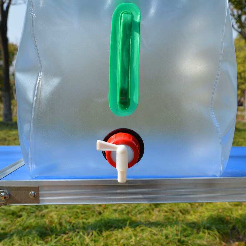 Outdoor 20L Folding Transparent Bucket Portable Bucket Water Bag Take Water Bag To Hold Water Bag Portable Water Container: Default Title