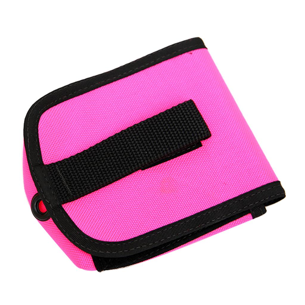 Nylon-gewichtstasche zum tauchen, schnorcheln und für den unterwasser-halter am gürtel: Rosa