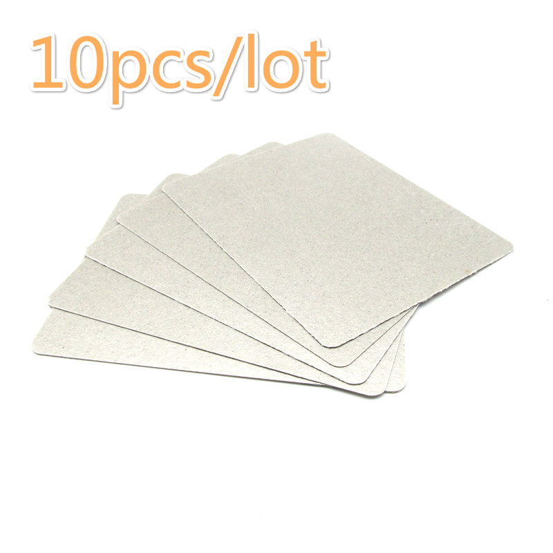 10pcs 12*15cm Spare parts thickening mica Plates microwave ovens sheets for Galanz Midea Panasonic LG etc. magnetron cap
