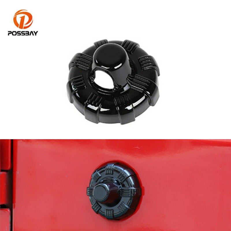 Antennefot Deksel Svart ABS Plast Bil til Jeep Wrangler JK JL Gladiator JT 1997-2022