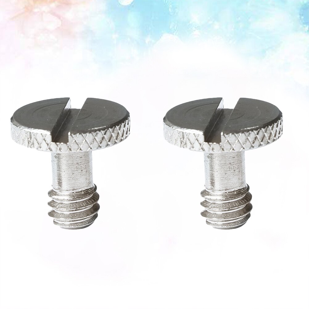 5PCS Câmera Adaptador de Cabeça Chata Parafuso de Fenda Parafuso para Suporte de Iluminação
