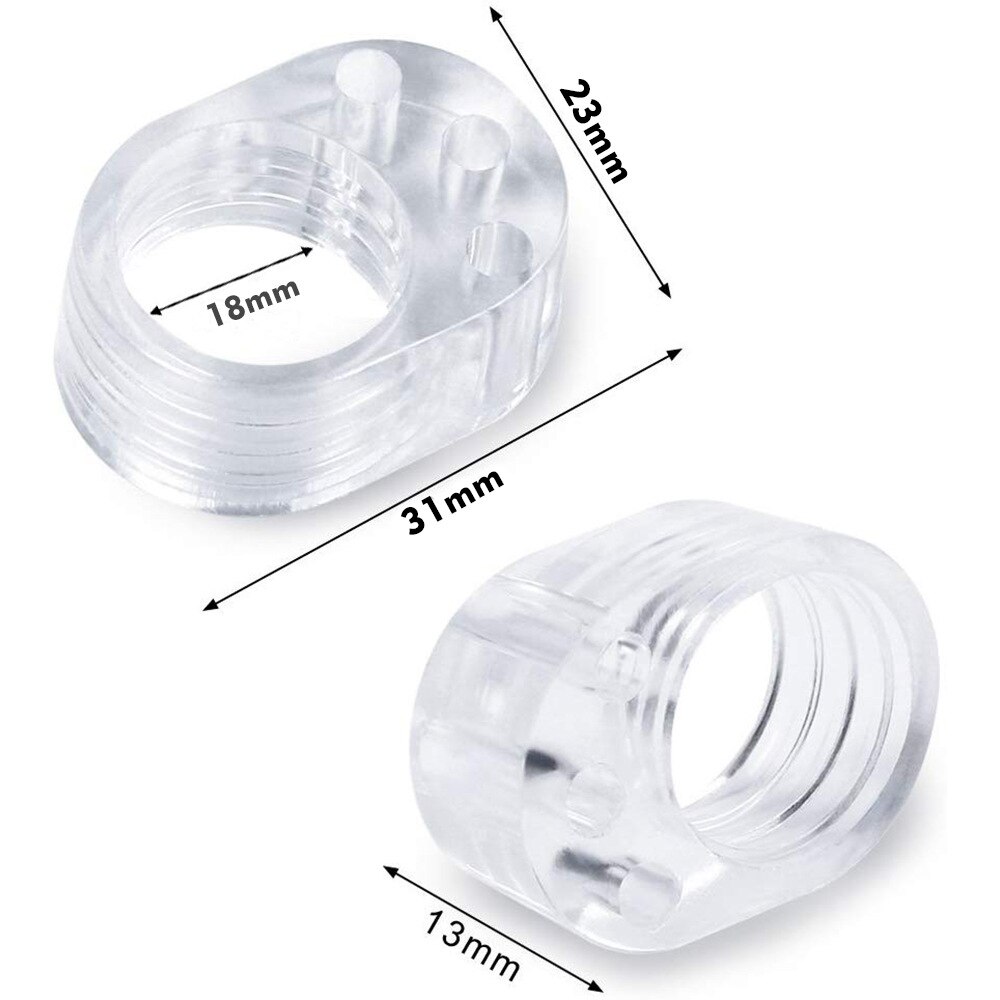 4Pcs Deurstopper Transparen Siliconen Deurklink Pad Muur Anti-Collision Buffer Baby Veiligheid Bescherming Muur Meubels Protector deurstopper home improvement deurklink hardware deurbeslag door stopper deurknoppen toch