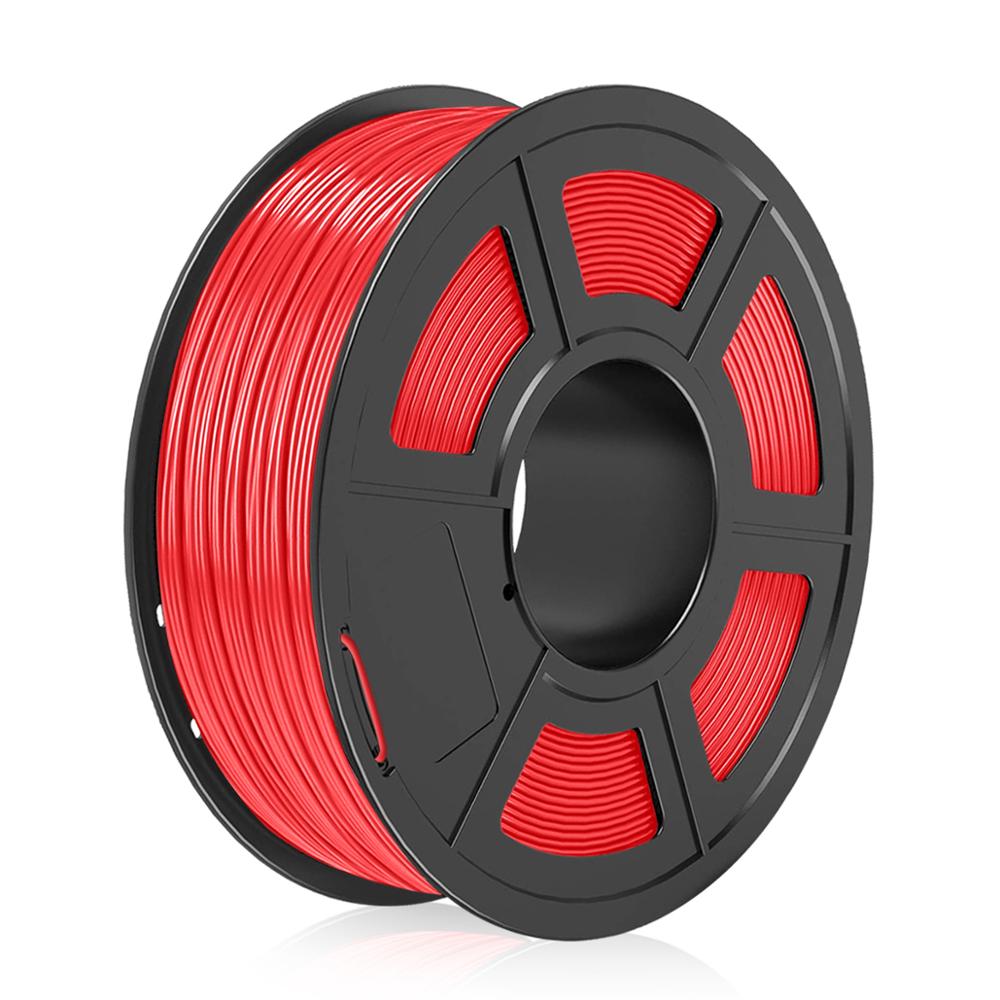 Filament d'imprimante 3D SPLA à Filament 3D SUNLU 1.75MM 1-3KG/rouleaux matériau plastique sans Pollution pour Filament pla de l'imprimante 3D.: SPLA-Red