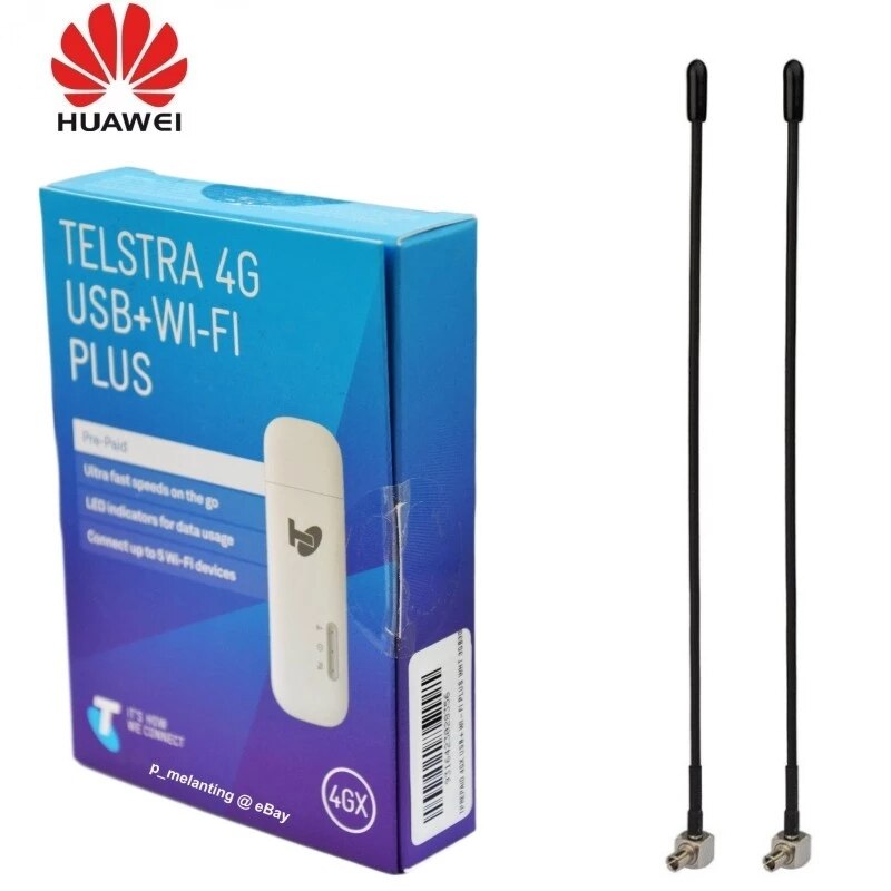 Huawei e3372 E3372s-153 Avec CrC9 Antenne 4G LTE CLÉ USB 150Mbps Datacard Avec