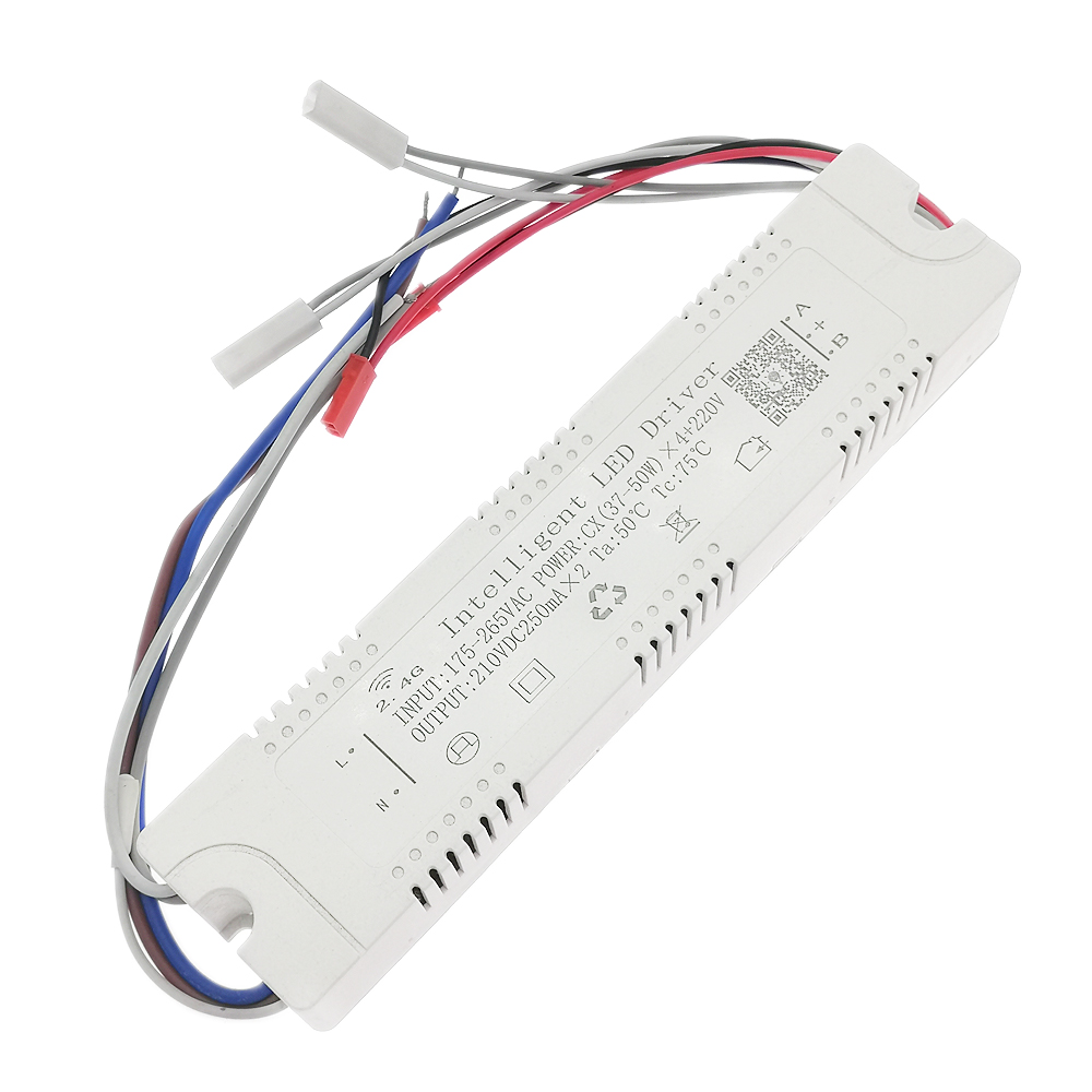 2.4G Intelligent LED Driver + Extra 220V 25-40W 37-50W 37-60W X2 X4 X6 Bluetooth Remote & APP Control Dimming Power Transformer