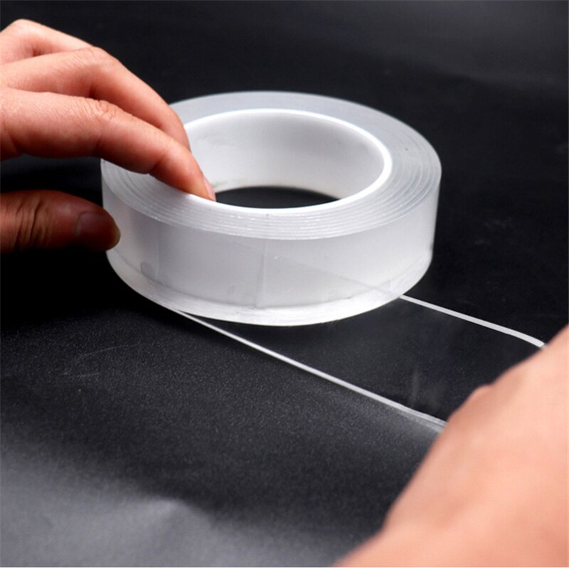 Transparent Velcro Nano Tape Washable and Reusable Double-sided Decorative Adhesive Tape