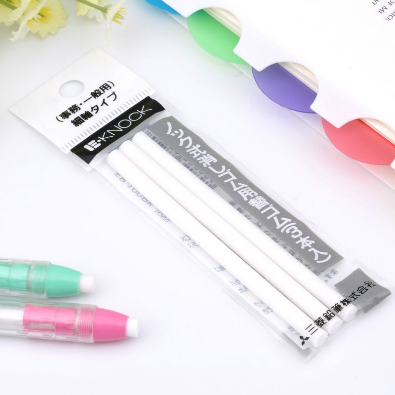 Uni Mechanical Push-out Eraser Drawing Sketch Dedicated Eraser Pencil Erasers School Stationery Office Supplies Erasers EH-105P