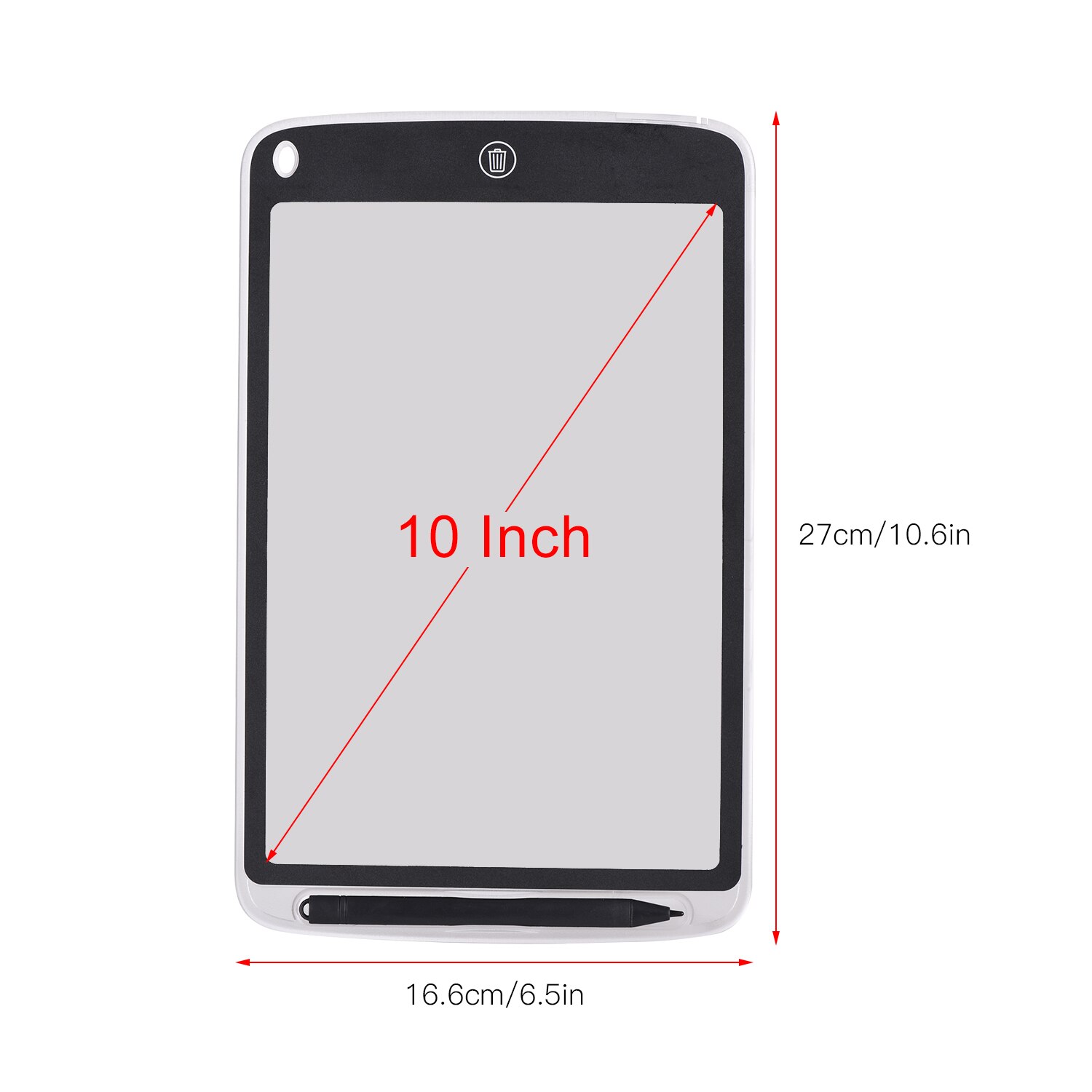 Aibecy Digital Handwriting Pad Color Screen 10 Inch LCD Writing Tablet Translucent Copy Drawing Board with Stylus Erase Button