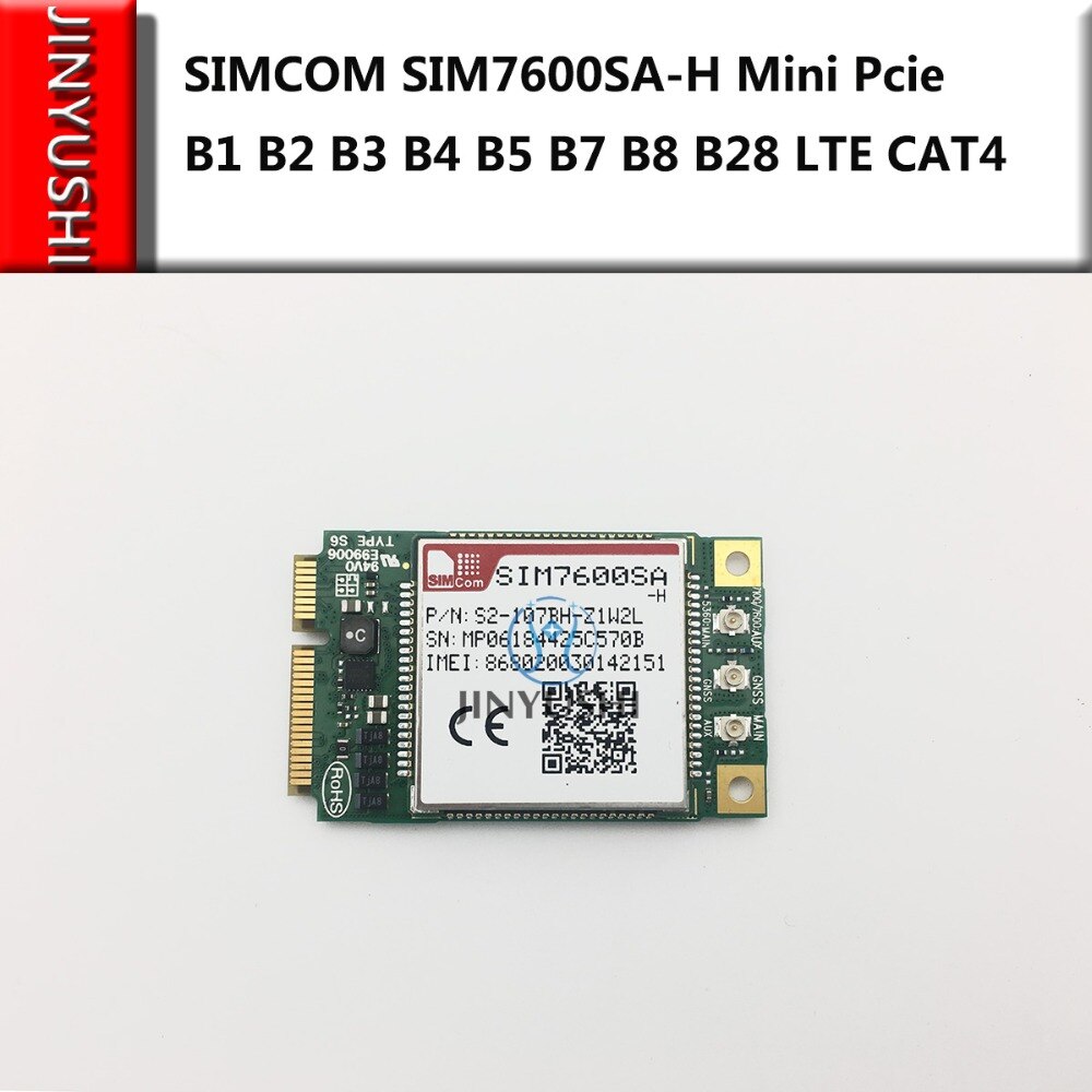 JINYUSHI für SIMCOM SIM7600SA-H MINI PCIE CAT4 B1 B2 B3 B4 B5 B7 B8 B28 LTE modul